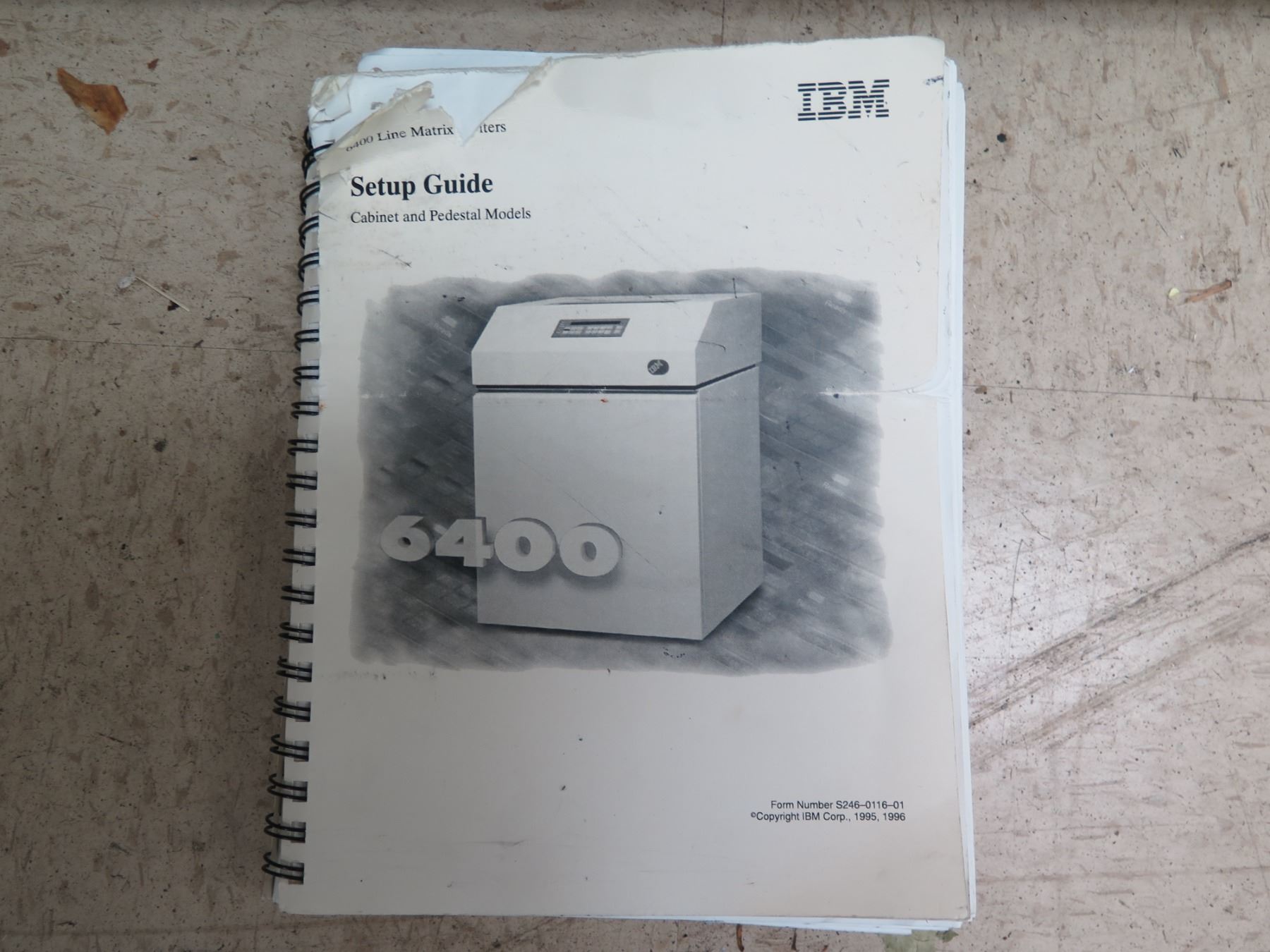 Ibm Line Printer Qty 2 IBM 6400 Line Matrix Printers & Standard Register 1900 Separator