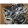 Image 2 : Qty 5 Boxes Misc Cables, Cords, Connectors, Fiber Jacks: Lenovo, Dell, APD, etc