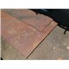 Image 2 : Qty 2 Metal Sheet Plates: 144" x 72" & 145" x 42", 0.4 & 0.6" Thick