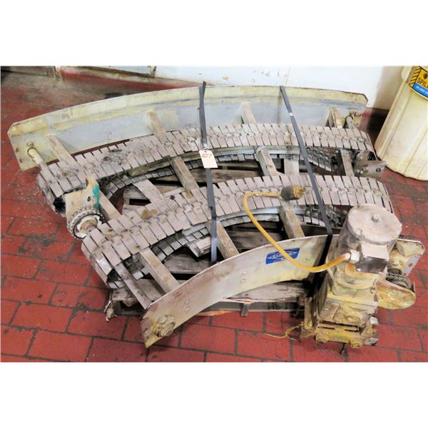 Lanham Semi-Circle Dual Conveyor Belt System 70"L x 44"W