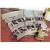 Image 1 : Lanham Semi-Circle Dual Conveyor Belt System 70"L x 44"W