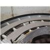 Image 3 : Metal Semi-Circle Dual Conveyor Belt System 124"L x 32"W