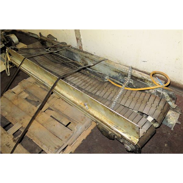 Pallet Metal 2 Belt Conveyor Section