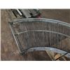 Image 2 : Metal Semi-Circle Conveyor Belt System 140"L x 38"W