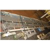 Image 1 : Metal Dual Belt Conveyor Section w/ Motor 295" x 30"W