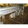 Image 9 : Metal "L" Shaped Dual Belt Conveyor Section w/ Motor & Gauges