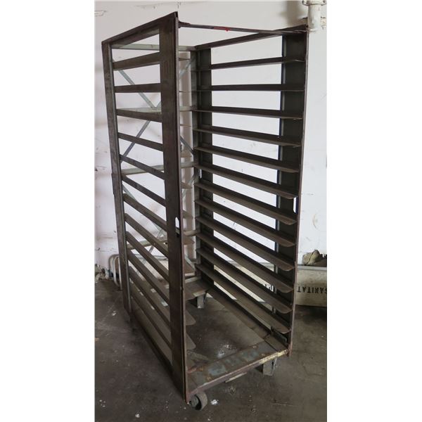 Heavy Duty Commercial Rolling Cooling Rack 28”W x 45”D x Approx. 79”H