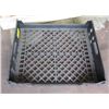 Image 3 : Qty 30 Black Heavy Duty Stackable Bread Trays 26” x 21.5” x 5.5”