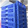 Image 4 : Qty 40 Blue Heavy Duty Stackable Plastic Bread Trays 26” x 21.5” x 4”