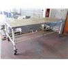 Image 1 : Metal Table with Drawers 96" x 40" x 36H