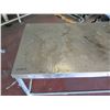 Image 2 : Metal Table with Wheels 60" x 30" x 31H