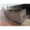 Image 1 : Large Heavy Duty Metal Rolling Bin 120" x 42" x 50"