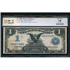 Image 1 : 1899 $1 Black Eagle Silver Certificate PCGS 25