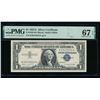 Image 1 : 1957A $1 Silver Certificate PMG 67EPQ