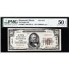 Image 1 : 1929 $50 Monmouth IL National Bank Note PMG 50EPQ