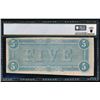 Image 2 : 1864 $5 T-69 Confederate PCGS 63PPQ