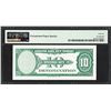 Image 2 : 1929 10 Unit American Bank Note Co. "Test Note" PMG Gem Uncirculated 66EPQ