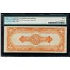 Image 2 : 1922 $50 STAR Mule Large SN Radar Gold Certificate PMG 66EPQ