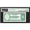Image 2 : 1929 10 Unit American Bank Note Co. "Test Note" PMG Gem Uncirculated 66EPQ