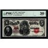 Image 1 : 1907 $5 Legal Tender Note PMG 30EPQ