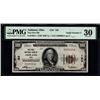 Image 1 : 1929 $100 Ashland OH National Bank Note PMG 30