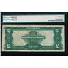 Image 2 : 1899 $2 Mini Porthole Silver Certificate PMG 25