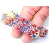 Image 1 : Finest 7.00 ct Certified Ruby & VS Diamond Bracelet 14K
