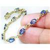 2.75 ct Certified Sapphire & Diamond Ring 14kt