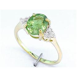 Antique 2.00 ct Certified Emerald & VS Diamond Ring 14k