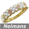 Image 1 : Antique 2.50 ct Certified Ruby & Diamond Ring 14kt Gold