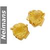 USGL Certified .50 ct Citrine Stud Earrings 14kt Gold