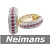 Image 1 : Antique 2.25 ct Ruby & Diamond Ring 14kt Gold USGL CERT