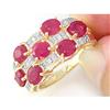 Image 1 : Vintage 1890's 2.25 ct Ruby Ring Solid 14kt Gold USGL