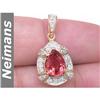 Image 1 : GEM CERTIFIED 2.50 ct Ruby & VS Diamond Ring Certified