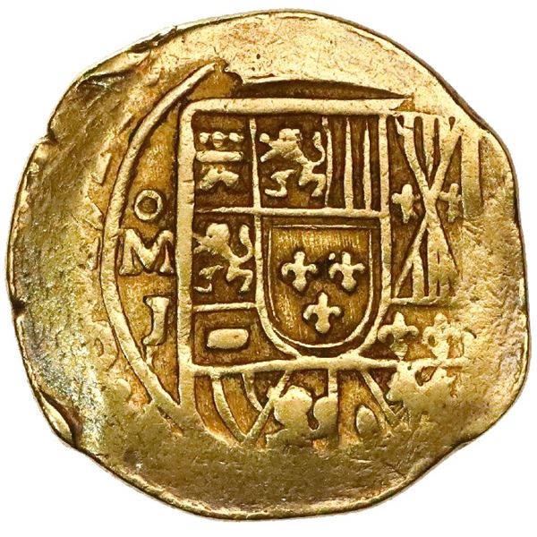 Mexico City, Mexico, cob 2 escudos, 1714J, NGC AU 53, ex-1715 Fleet (designated on special label).