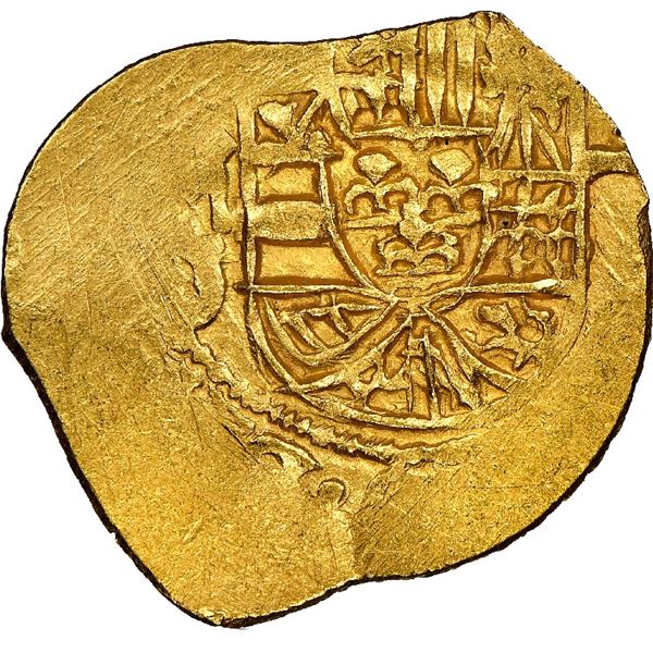 Mexico City, Mexico, cob 1 escudo, Philip V, assayer J (style of 1706-10), NGC MS 62, ex-1715 Fleet 