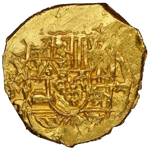 Mexico City, Mexico, cob 1 escudo, Philip V, assayer J, mintmark oXM (1711-13), NGC MS 63, ex-1715 F