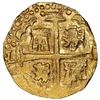 Image 2 : Lima, Peru, cob 4 escudos, 1750R, NGC MS 65 / La Luz, finest known in NGC census.
