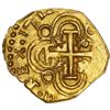 Image 2 : Bogota, Colombia, cob 2 escudos, 1712, no assayer (Arce), posthumous Charles II, NGC MS 64, ex-1715 