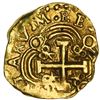 Image 2 : Bogota, Colombia, cob 2 escudos, Louis I, assayer not visible (S), mintmark F to left, very rare, NG
