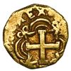 Image 2 : Bogota, Colombia, cob 2 escudos, Ferdinand VI, assayer not visible (S), mintmark F-S to right.