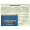 Image 2 : Silver "tumbaga" bar #M-57, 3.28 lb av, marked with fineness IV@L (1550/2400) and partial tax stamp,