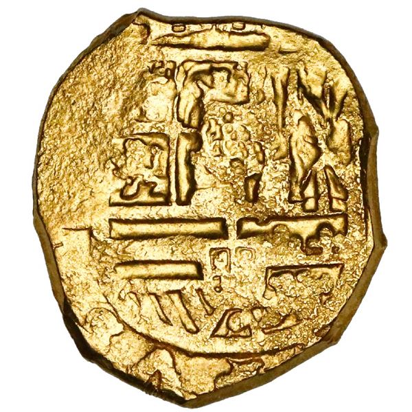 Seville, Spain, Cob 2 escudos, Philip III, PCGS AU58 / Atocha Shipwreck.