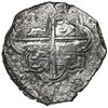 Image 2 : Potosi, Bolivia, cob 8 reales, Philip III, assayer T, Grade 2.