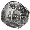 Image 1 : Potosi, Bolivia, cob 4 reales, 1653E, dot-PH-dot at top.