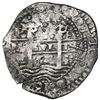 Image 1 : Potosi, Bolivia, cob 8 reales, 1654E, dot-PH-dot at top.