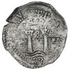 Image 1 : Potosi, Bolivia, cob 8 reales, 1652E, Transitional Type VII/A.
