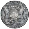 Image 2 : Mexico City, Mexico, pillar 8 reales, Philip V, 1733F, rare.
