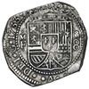 Image 1 : Mexico City, Mexico, klippe 8 reales, 1733MF, ex-Ponterio.