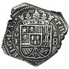 Image 1 : Mexico City, Mexico, klippe 8 reales, 1733MF, ex-Ponterio.
